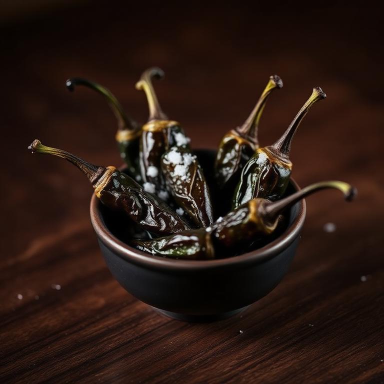 Blistered Padrón Peppers